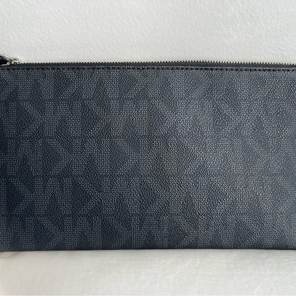 Michael Kors Black Textured Clutch - Picture 3 of 6
